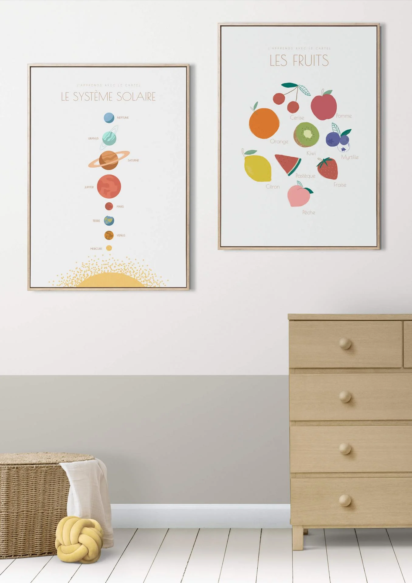 Affche enfant syste mesolaire lesfruits 3