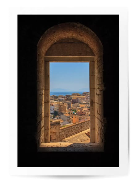 Affiche Arche vue sur mer