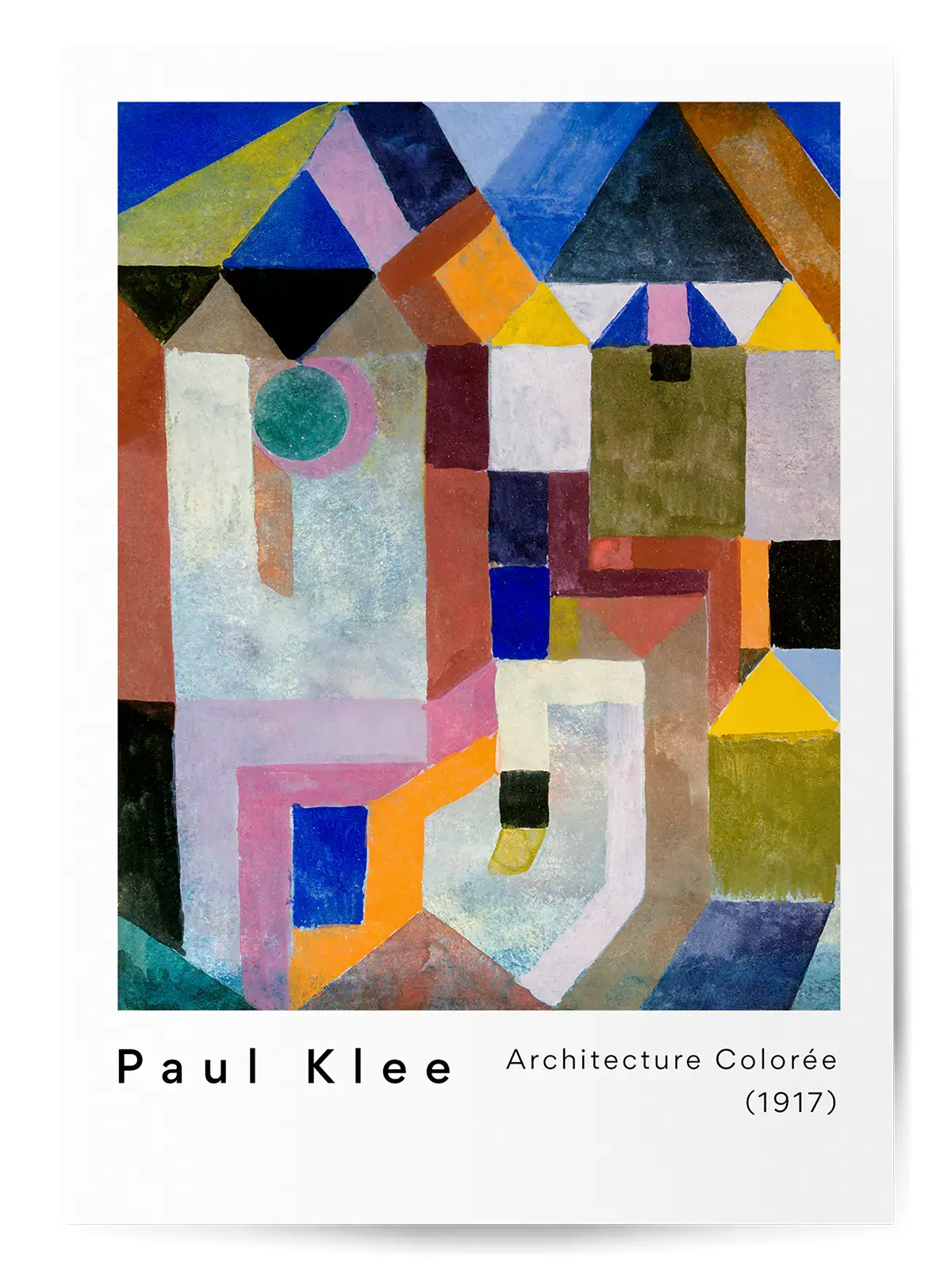 Affiche architecture colore e 1psd