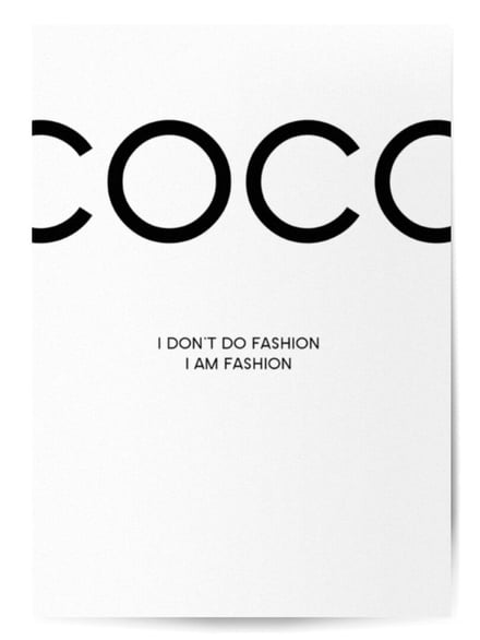 Affiche Coco Chanel