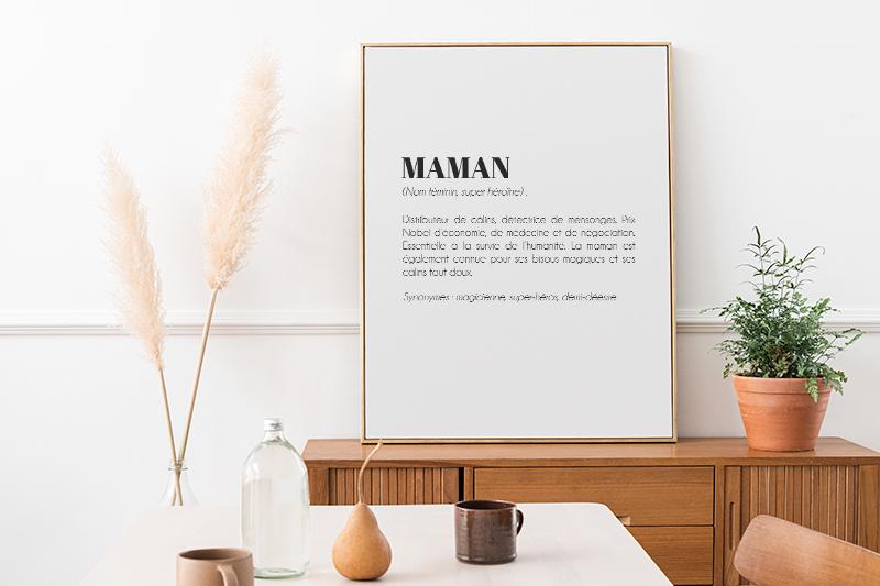 Affiche definition maman