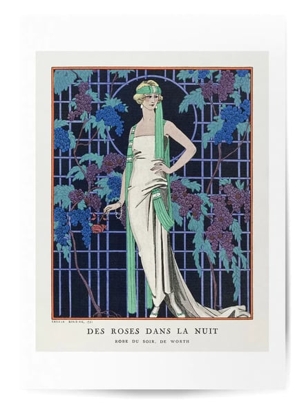 Affiche Des roses dans la nuit