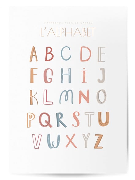 Affiche L’alphabet