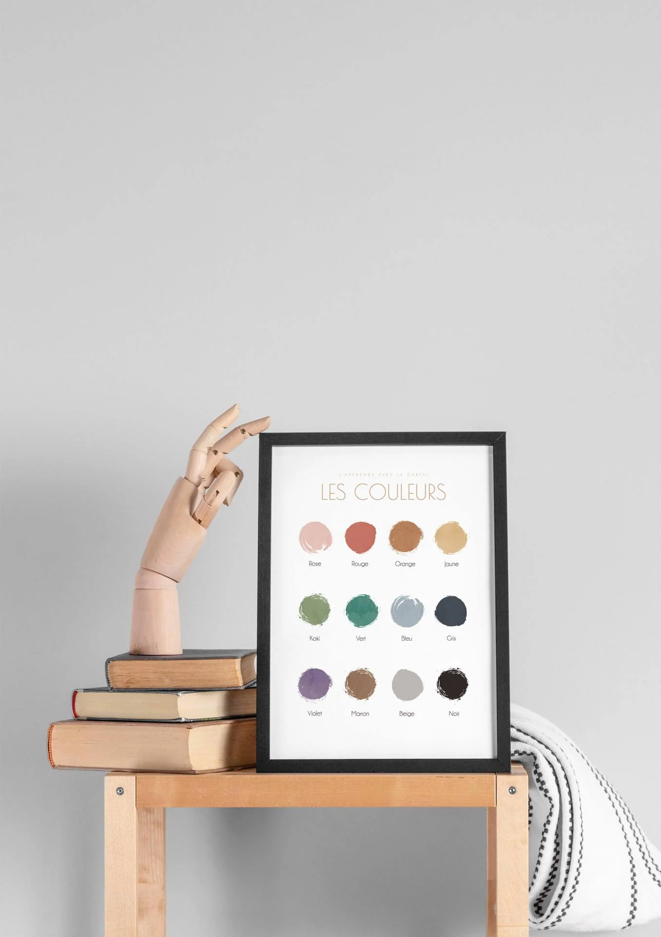 Affiche enfant les couleurs 3