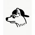 Affiche illustration chien minimalsite