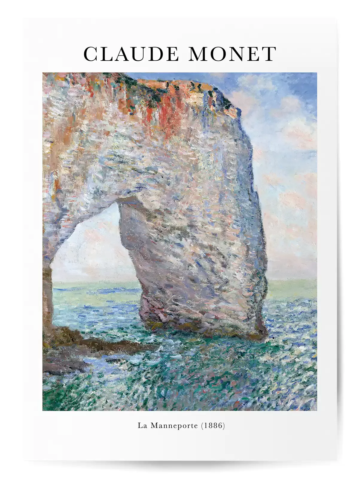 Affiche la manneporte claude monet 1