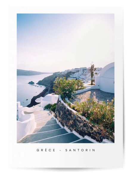 Affiche Paysage Santorin
