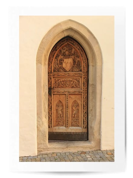 Affiche Porte ancienne