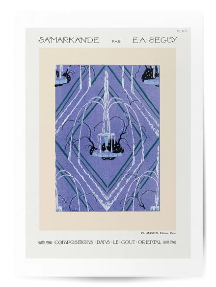 Affiche Samarkande de Séguy