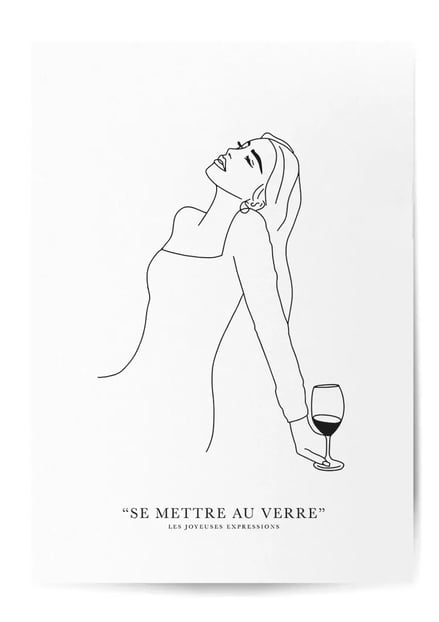 Affiche Se mettre au verre