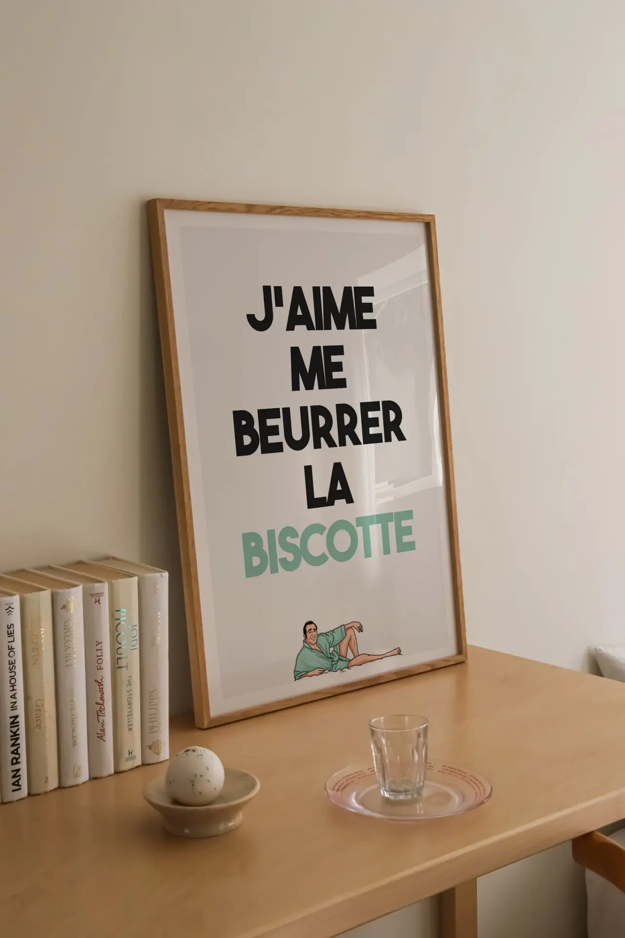 Affiche sejour jaime me beurrer la biscotte 1