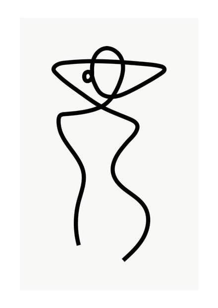 Affiche Silhouette minimaliste