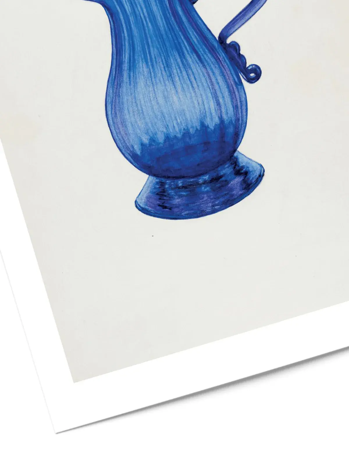Affiche vase bleu no2 2