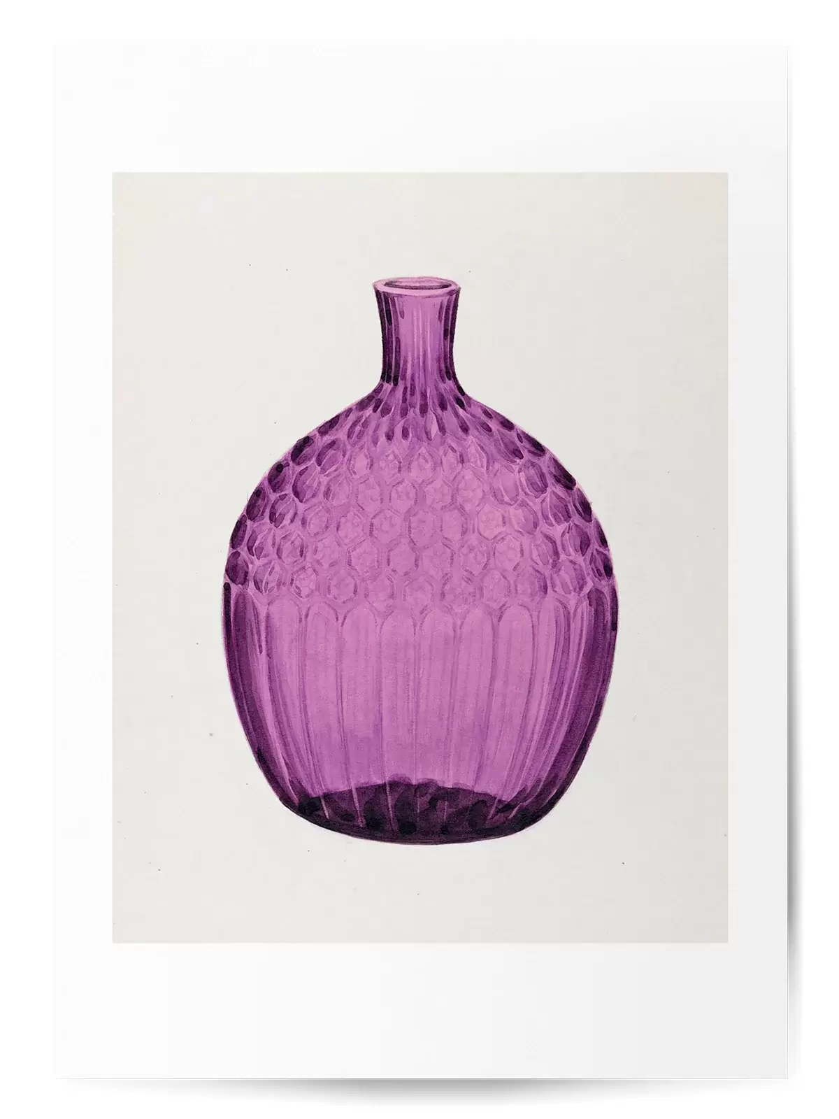 Affiche vase violet no1 1