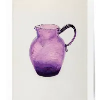 Affiche vase violet no2 1