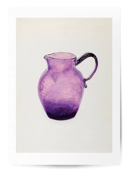 Affiche Vase Violet No.2