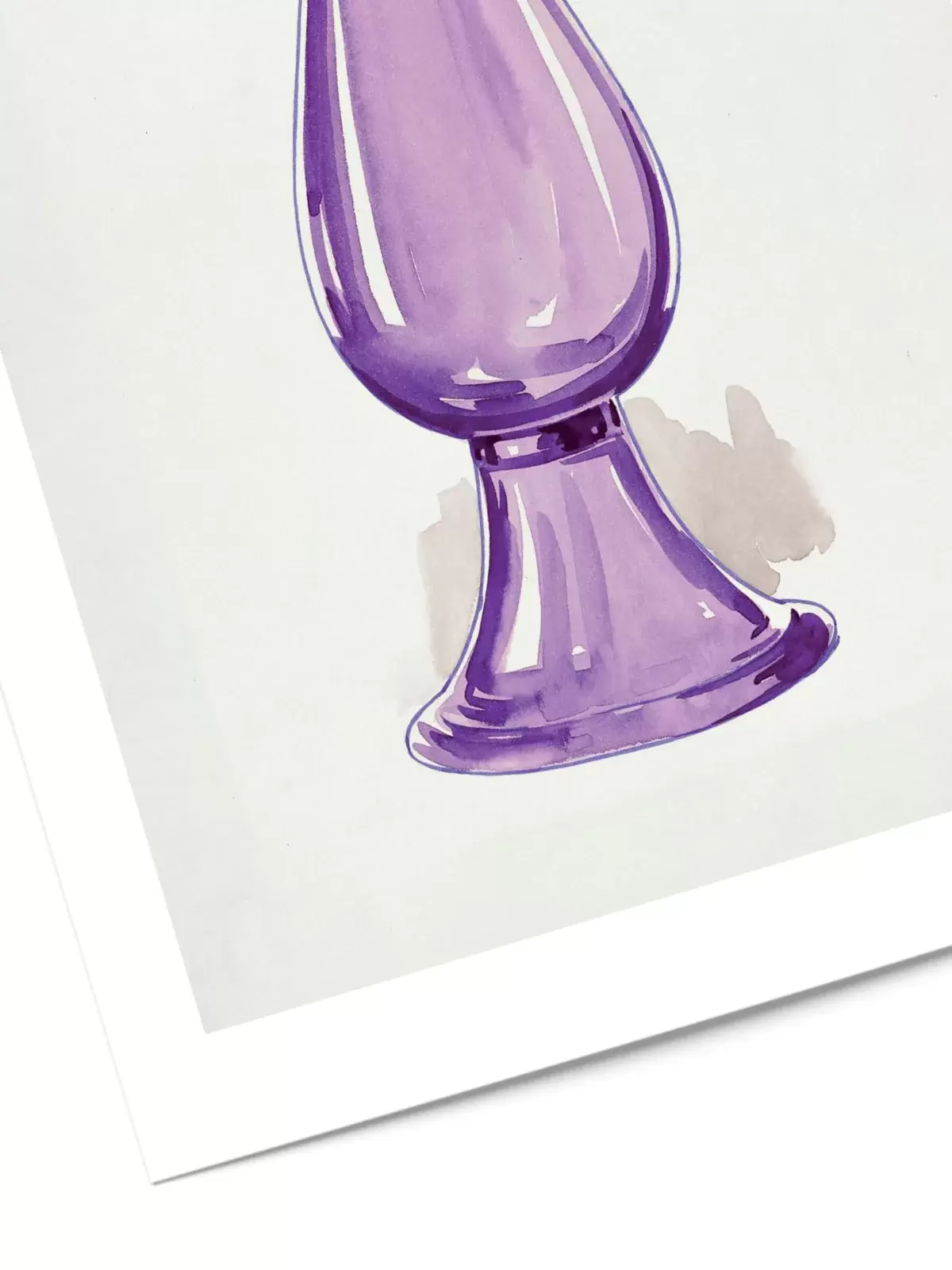 Affiche vase violet no3 2
