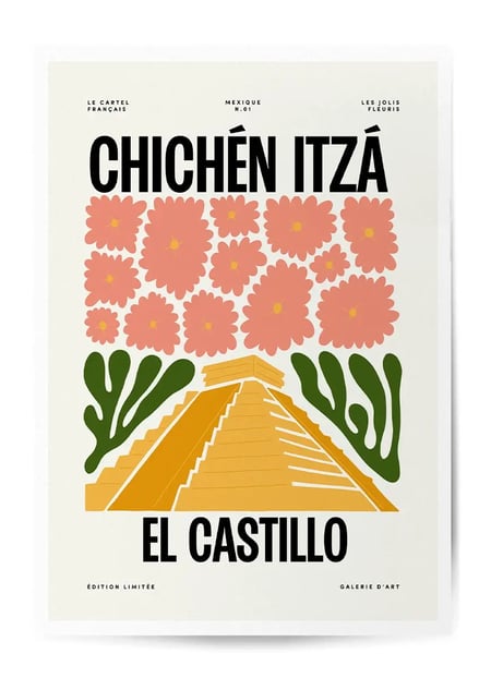 Affiche Chichén Itzá, El Castillo