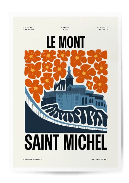 Affiche Le Mont-Saint-Michel