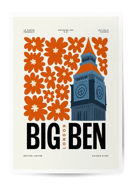 Affiche Big Ben