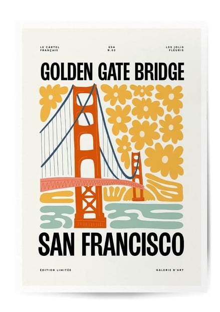 Affiche Golden Gate Bridge