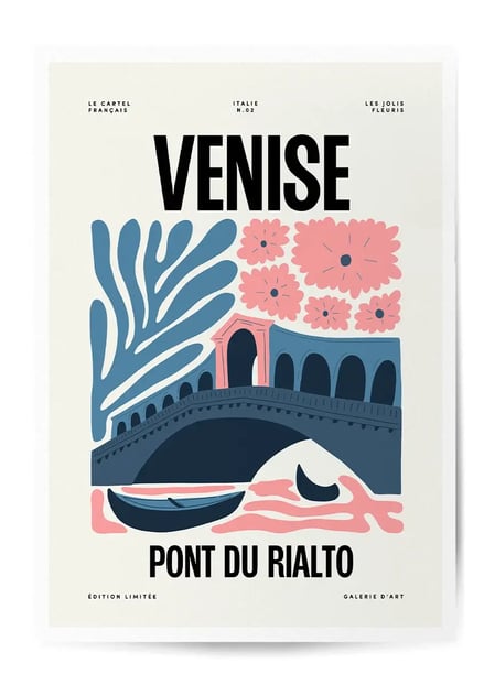 Affiche Pont du Rialto