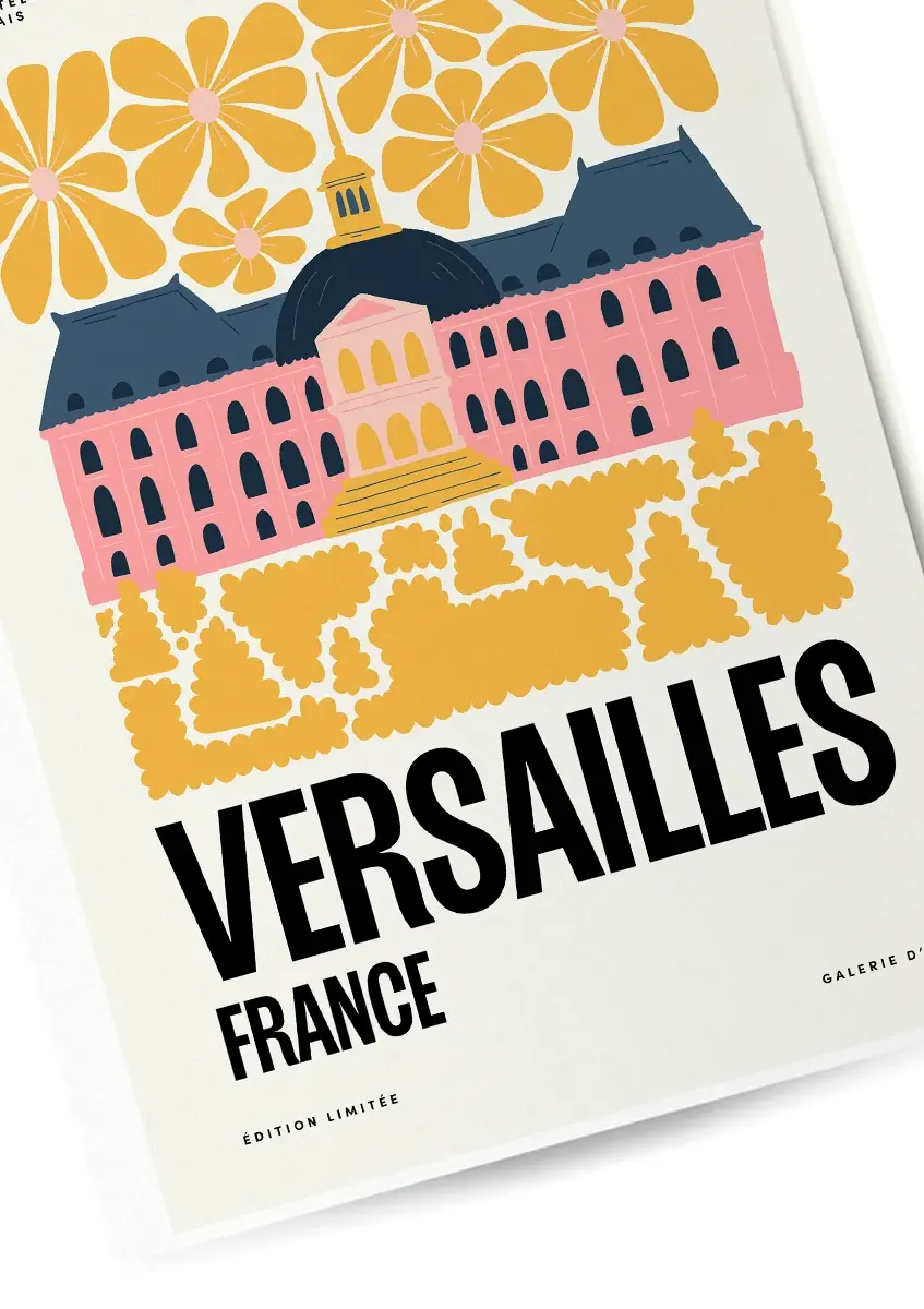 Affiche ville monument zoom