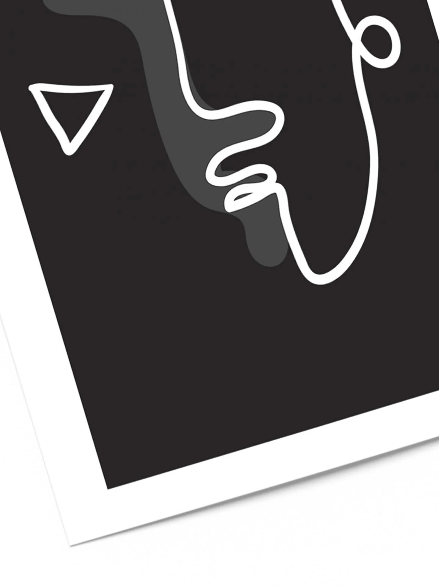 Affiche visage minimaliste 2