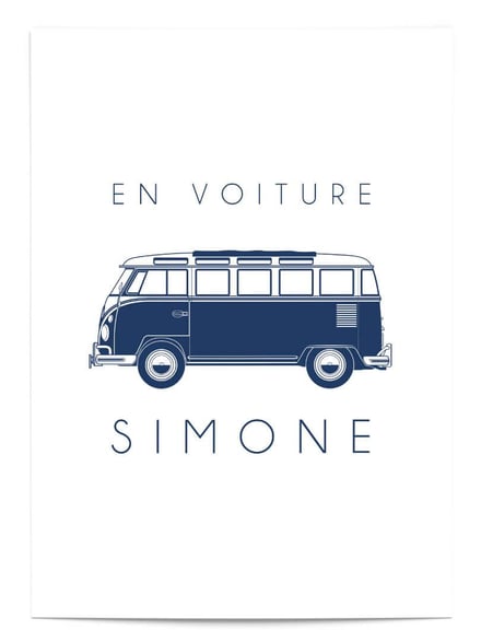 Affiche En voiture Simone