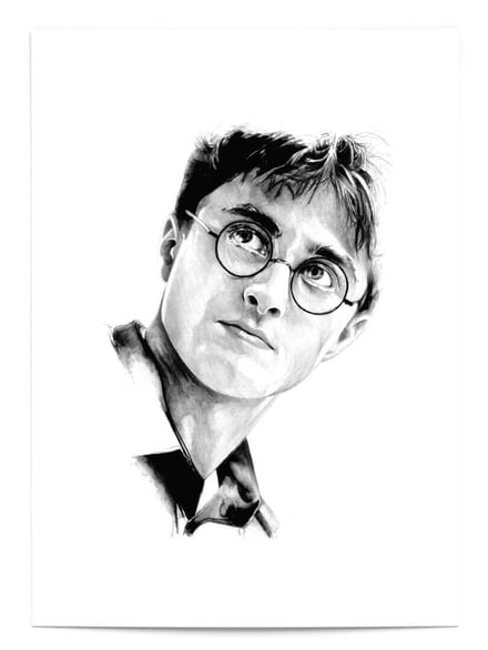 Affiche Harry Potter portrait