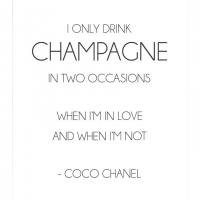 I only drink champagne 1