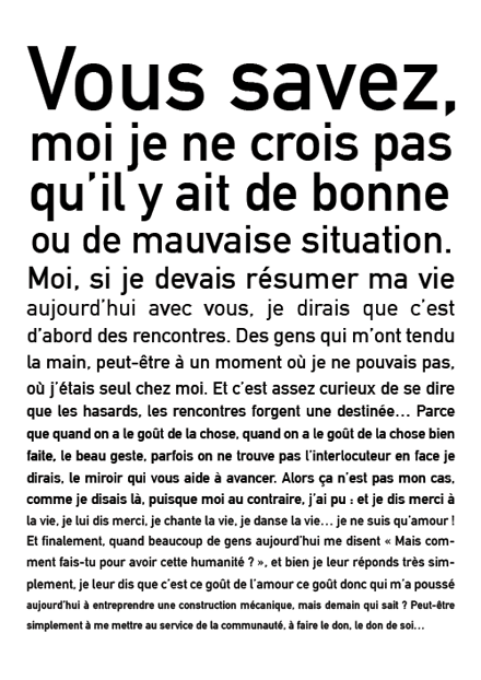 Affiche Bonne ou mauvaise situation