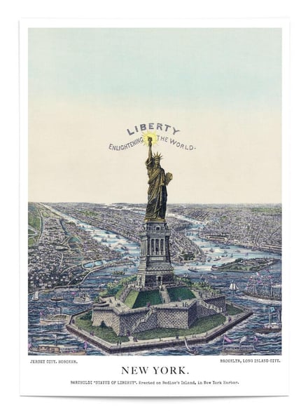 Affiche Liberty Enlightening the World