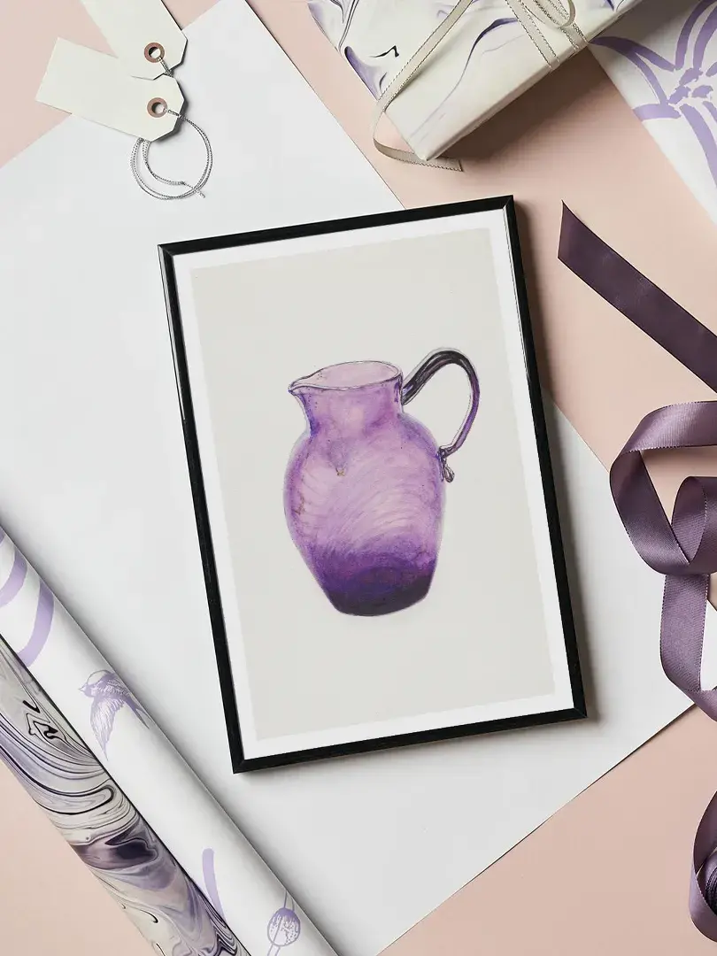 Vase violet situation