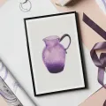 Affiche vase violet no2